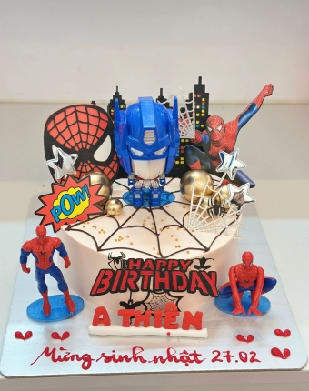 Bánh sinh nhật bé trai ô tô 16