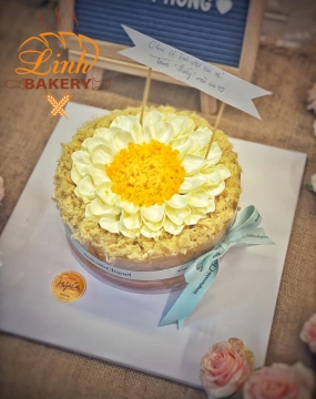 Bánh bông lan trứng muối    