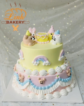 Bánh sinh nhật bé gái