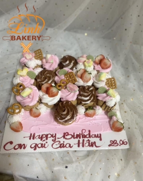 Bánh sinh nhật bé gái