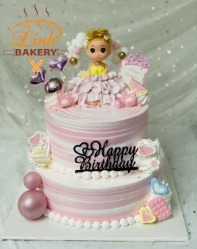 Bánh sinh nhật bé gái   