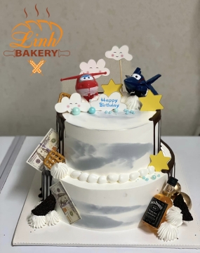 Bánh sinh nhật bé trai   