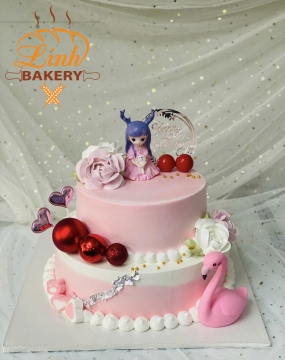 Bánh sinh nhật bé gái    