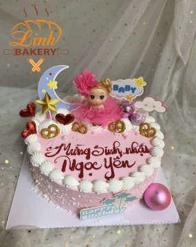 Bánh sinh nhật bé gái 