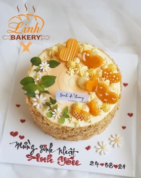 Bánh bông lan trứng muối  