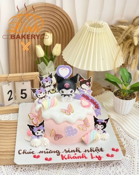 Bánh bé gái Kuromi 