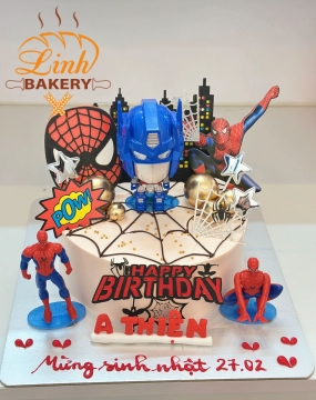 Bánh sinh nhật bé trai ô tô 16