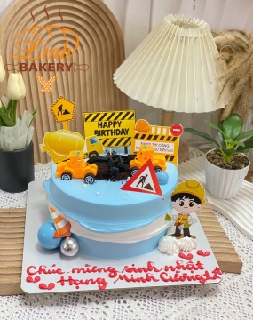 Bánh sinh nhật bé trai ô tô  10