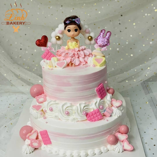 Bánh sinh nhật bé gái   