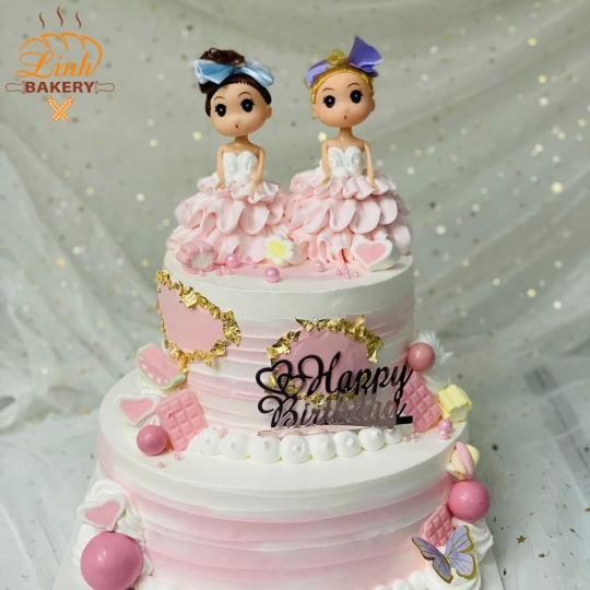 Bánh sinh nhật bé gái 