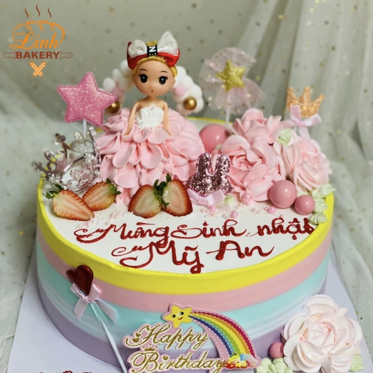 Bánh sinh nhật bé gái  