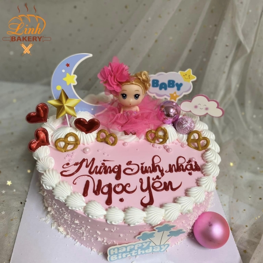 Bánh sinh nhật bé gái 