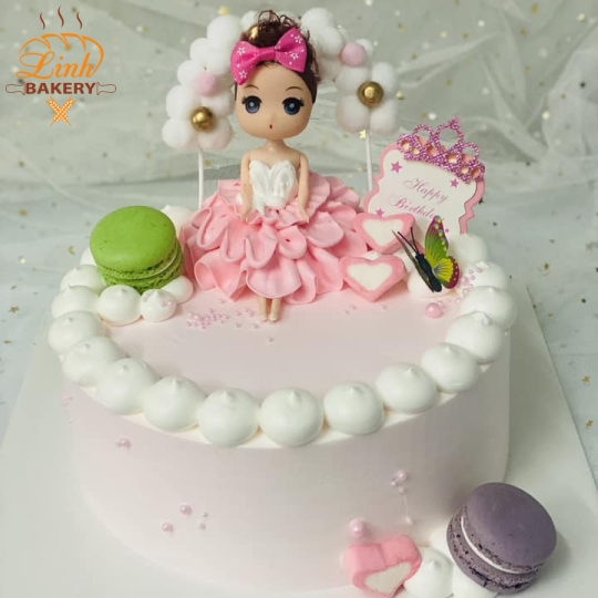 Bánh sinh nhật bé gái 