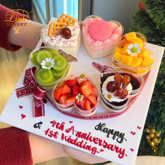 Bánh Mousse mix vị