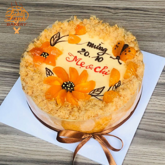 Bánh bông lan trứng muối  