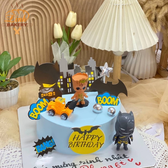 Bánh sinh nhật bé trai ô tô 11