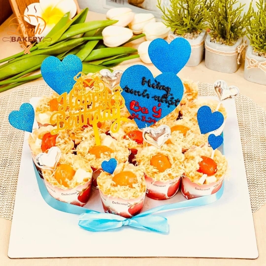 Bánh bông lan trứng muối    
